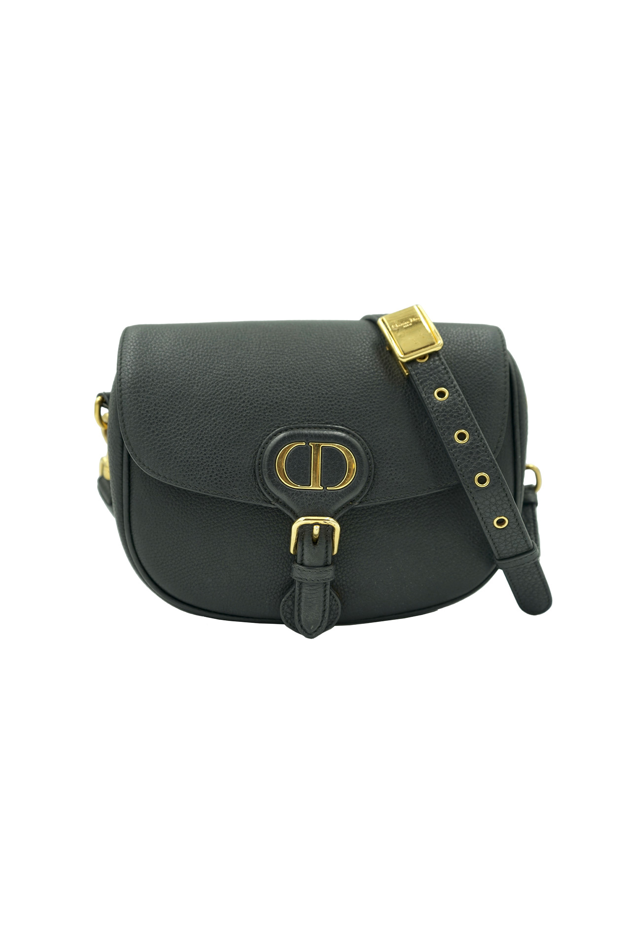 Dior Bobby Bag in Black Grained Calfskin- Preowned