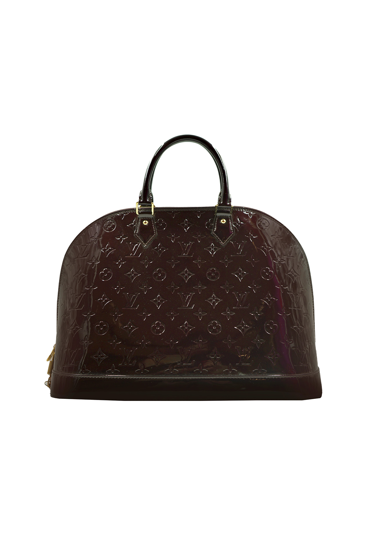 Louis Vuitton Alma GM Monogram Vernis Amarante- Preowned
