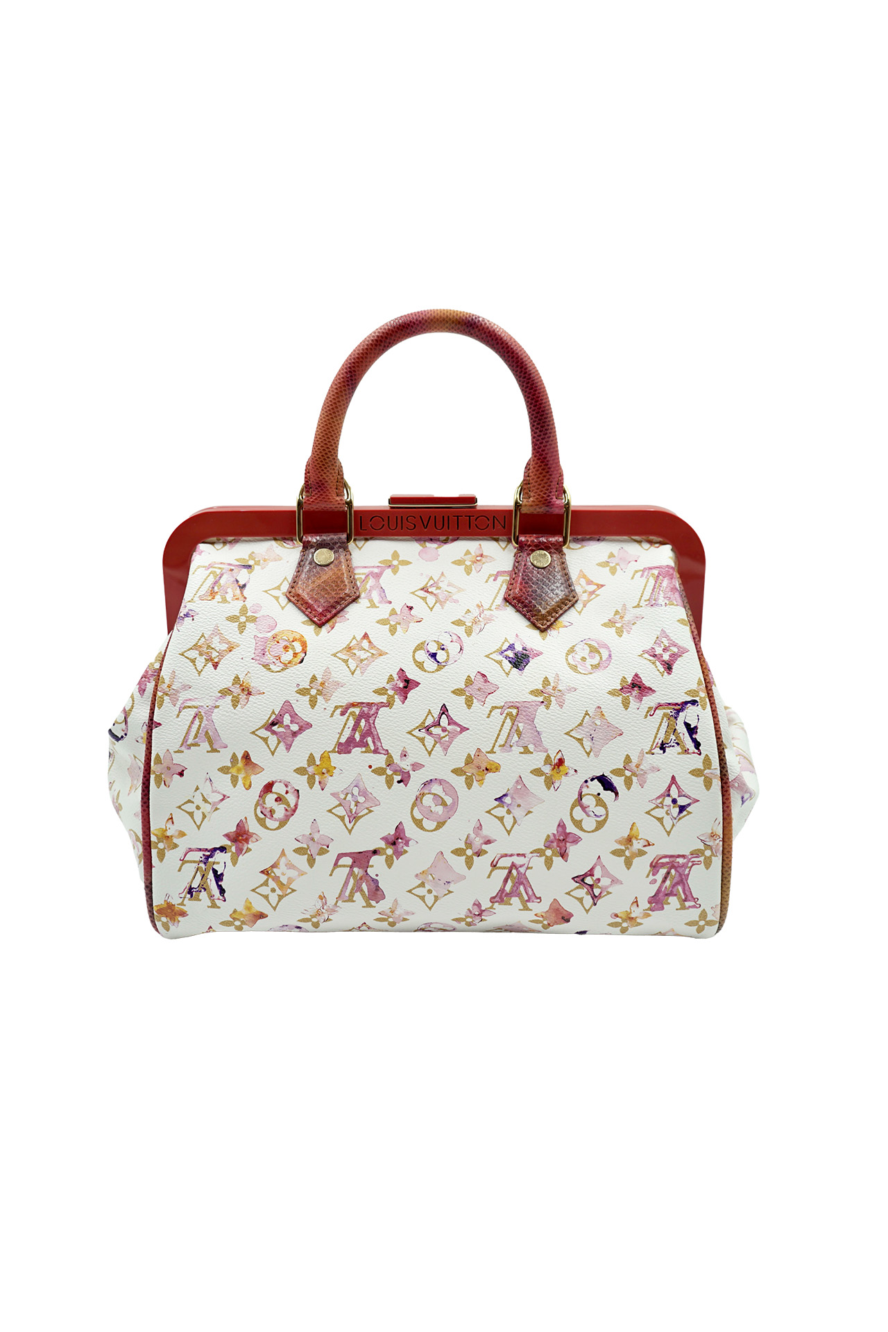 Louis Vuitton Richard Prince Monogram Watercolor Frame Speedy- Preowned