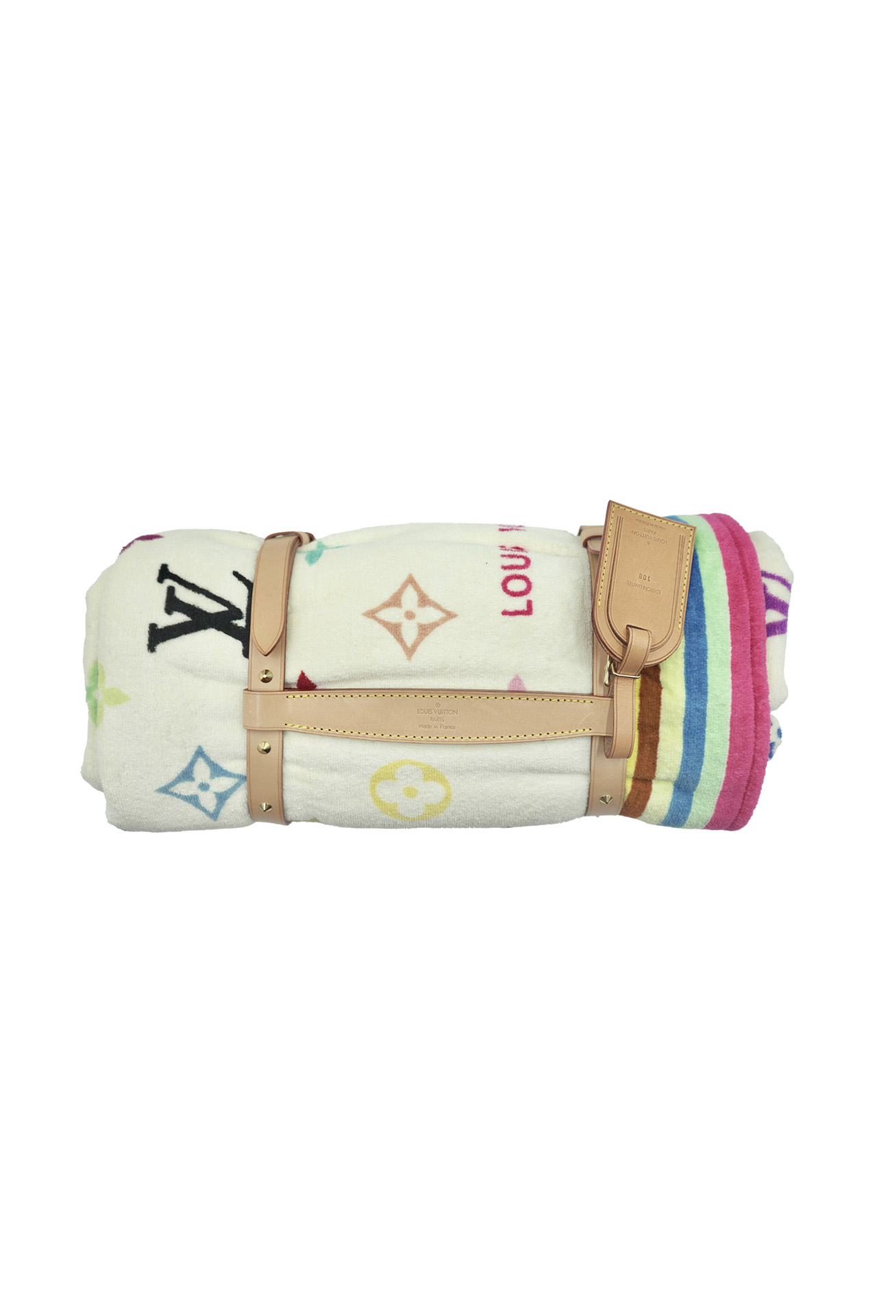 Louis Vuitton Monogram Multicolor Limited Edition Beach Towel - Preowned
