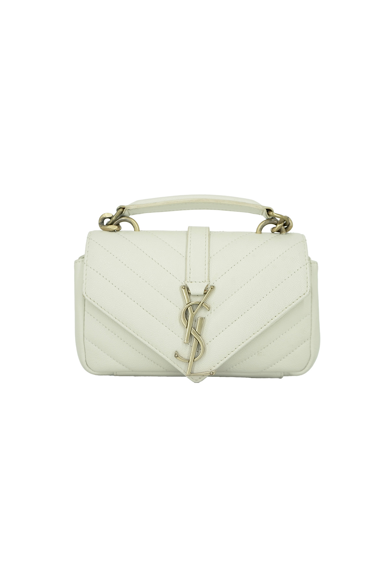 YSL Mini College Cross Body Leather Bag-Preowned