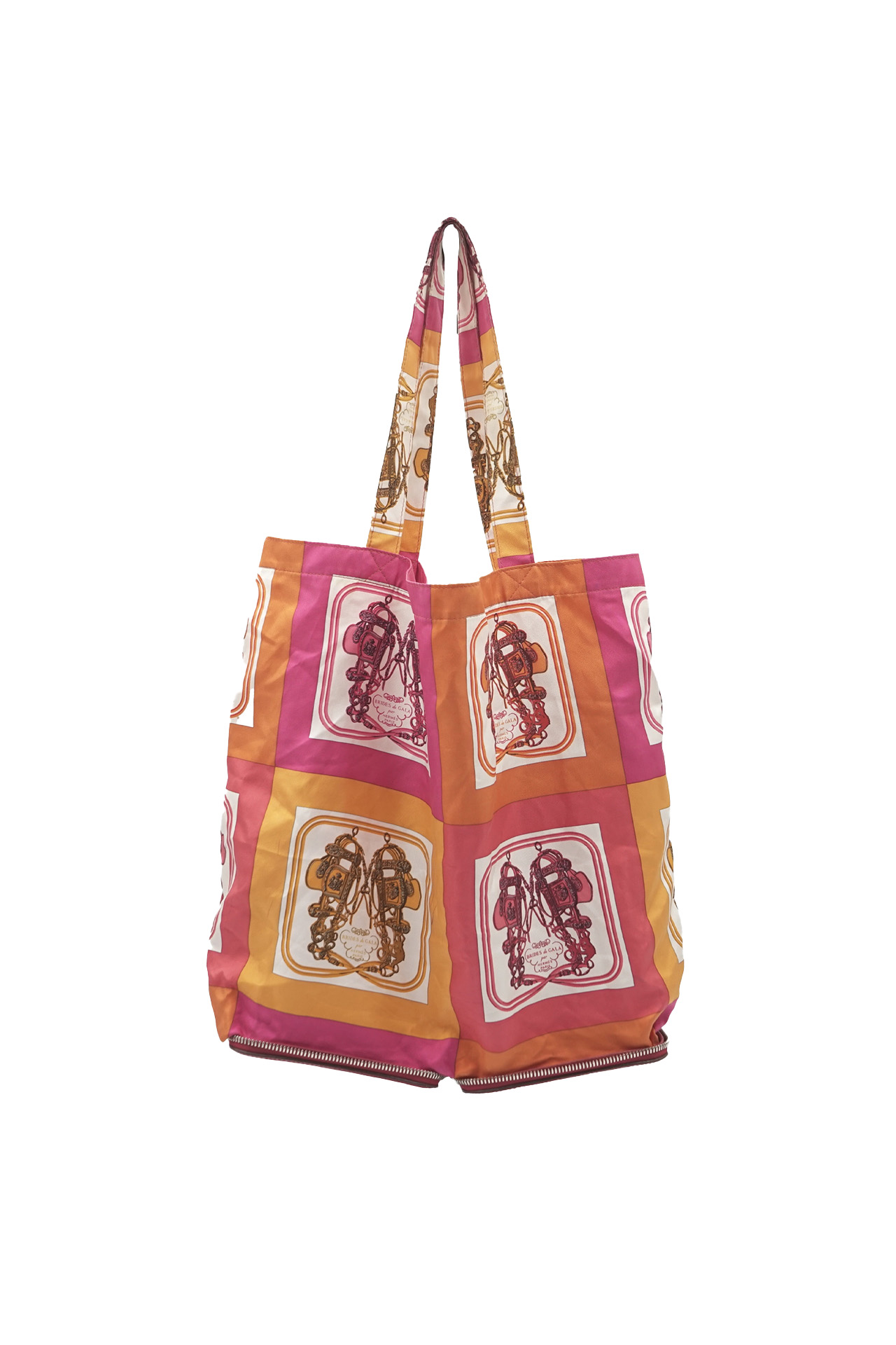 Hermès Silky Pop “Brides de Gala” print Tote-Preowned