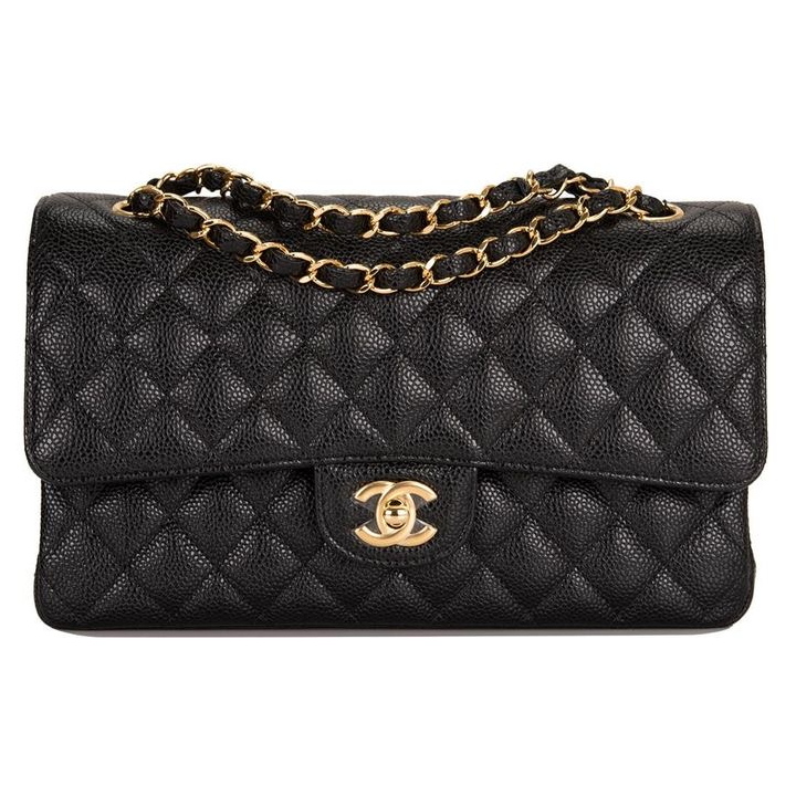 Chanel Bag Lucky Symbols Pochette Quilted Beige Lambskin Shoulder