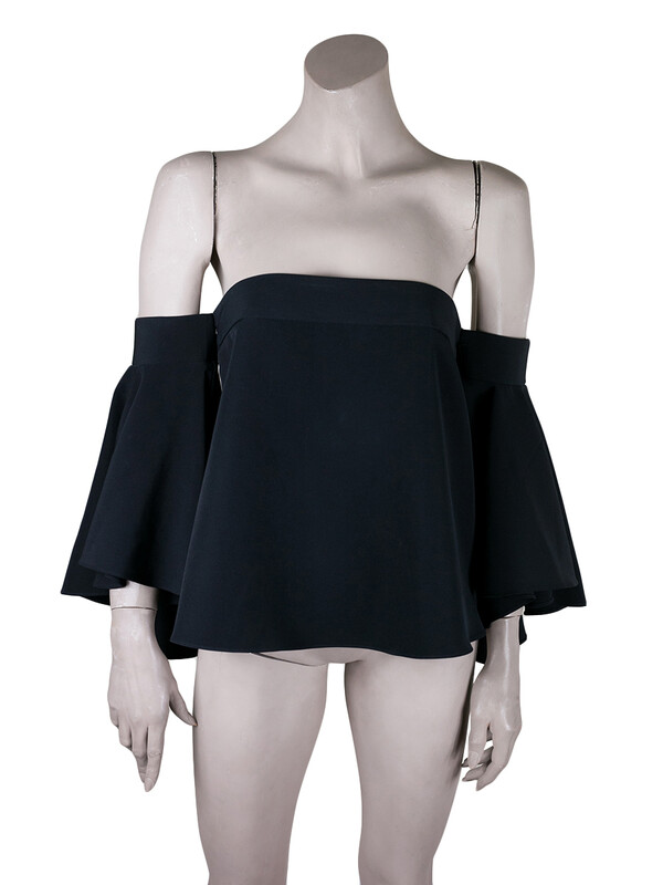 Milly Black Off-Shoulder Top